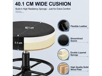 Thumbnail for Salon Stool Adjustable Rolling Spa Stool