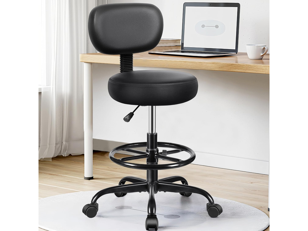 Salon Stool Adjustable Rolling Spa Stool