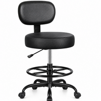 Thumbnail for Salon Stool Adjustable Rolling Spa Stool
