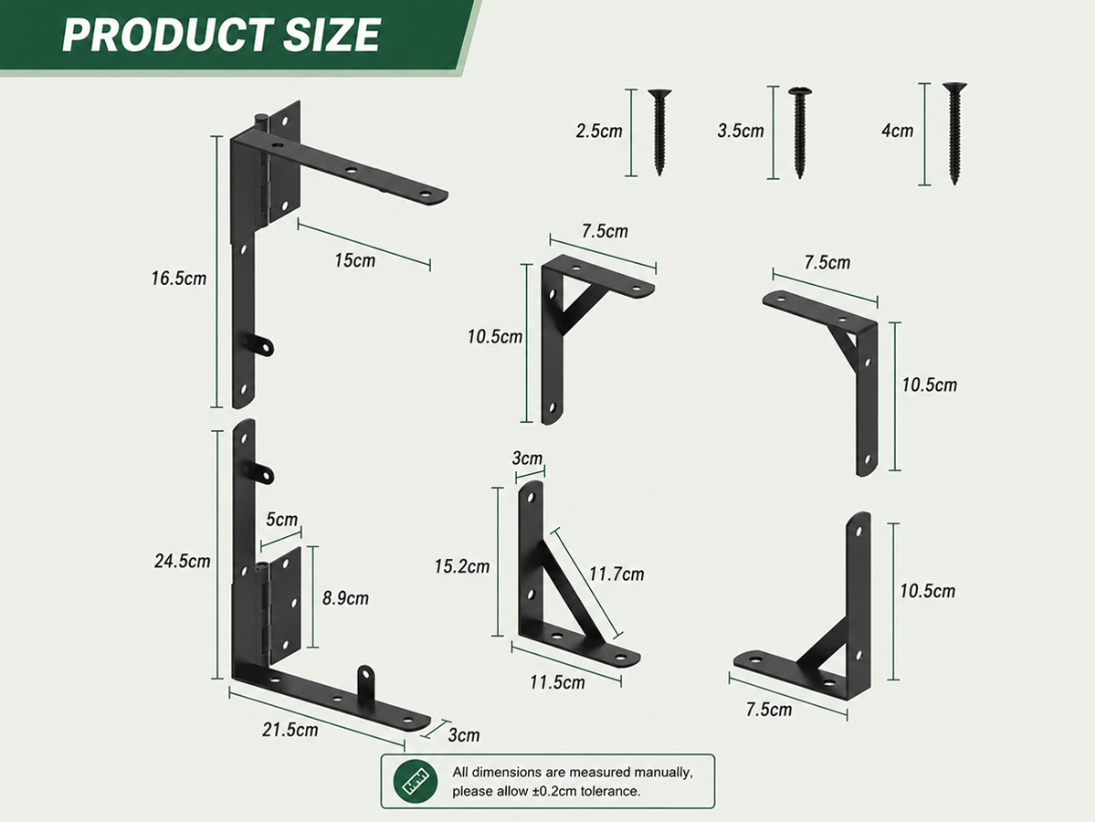 wooden Gate Installation Hardware Kit