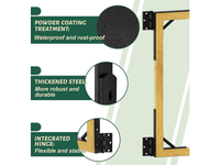 Thumbnail for wooden Gate Installation Hardware Kit