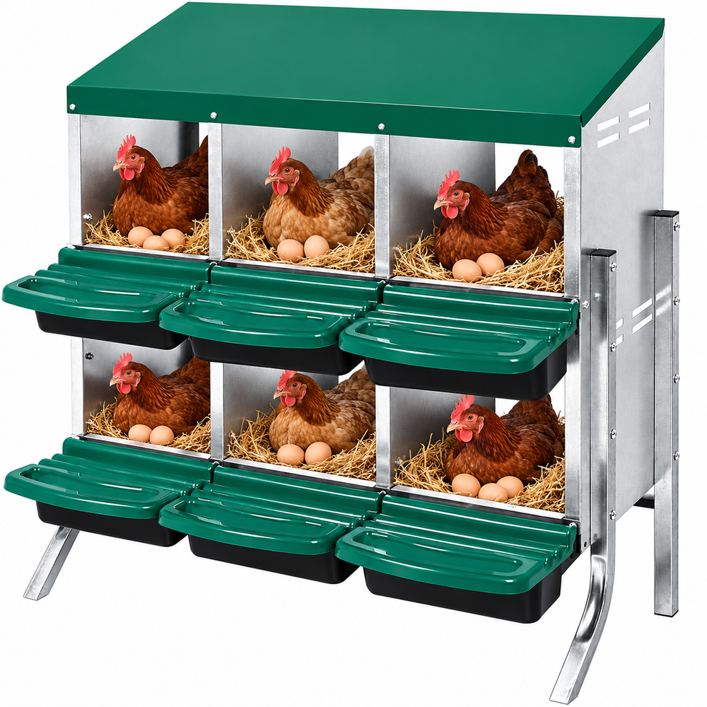 Chicken Nesting Box With 6 nests
