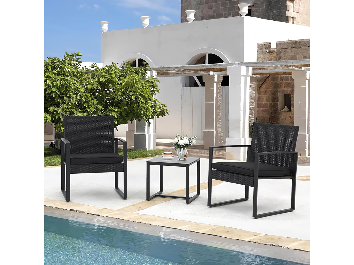 Outdoor Wicker Bistro Set