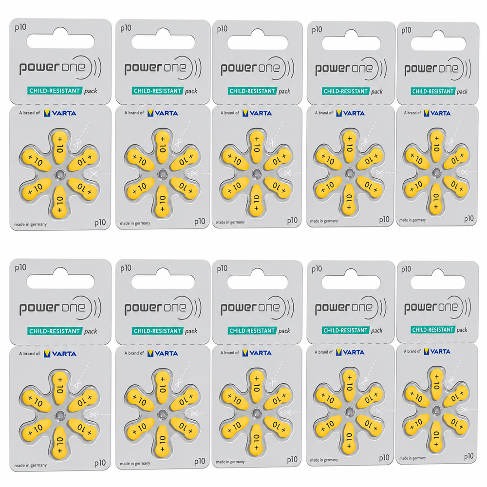 Hearing Aid Batteries Size 10