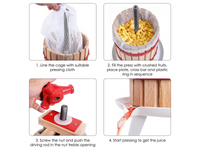 Thumbnail for Wine Press Cider Press 6L Fruit Juice Maker