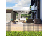 Thumbnail for Metal Fence Panels 10 Pcs