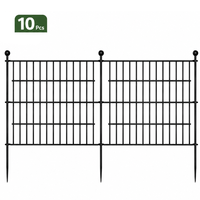 Thumbnail for Metal Fence Panels 10 Pcs