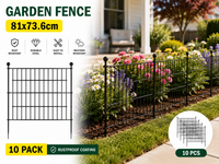 Thumbnail for Metal Fence Panels 10 Pcs
