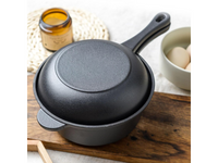 Thumbnail for Cast Iron Saucepan with Lid