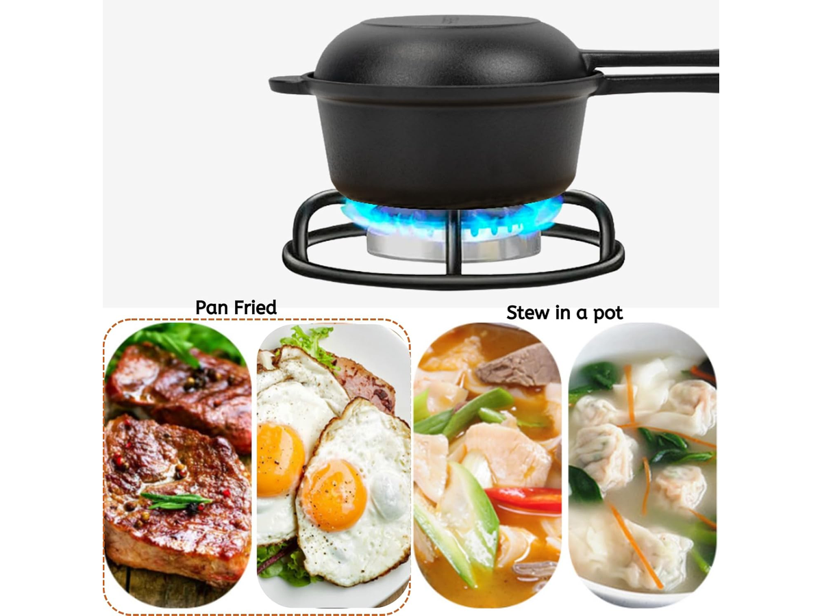 Cast Iron Saucepan with Lid