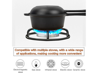 Thumbnail for Cast Iron Saucepan with Lid