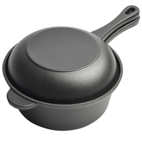 Thumbnail for Cast Iron Saucepan with Lid