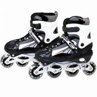 Thumbnail for Kids Adjustable Inline Skates with Light Up Wheels Size 28-32