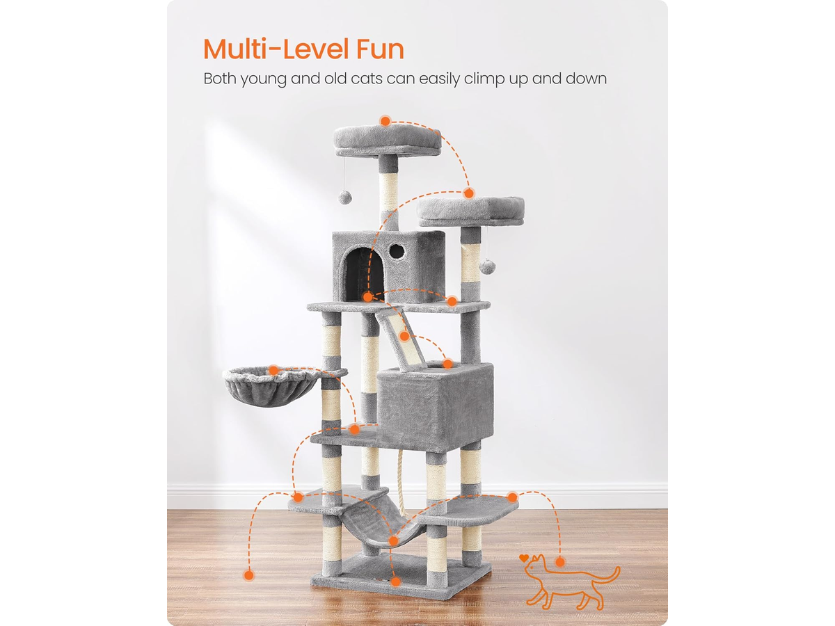 168CM Cat Tree House Tower