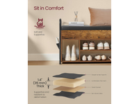 Thumbnail for VASAGLE Shoe Storage Bench