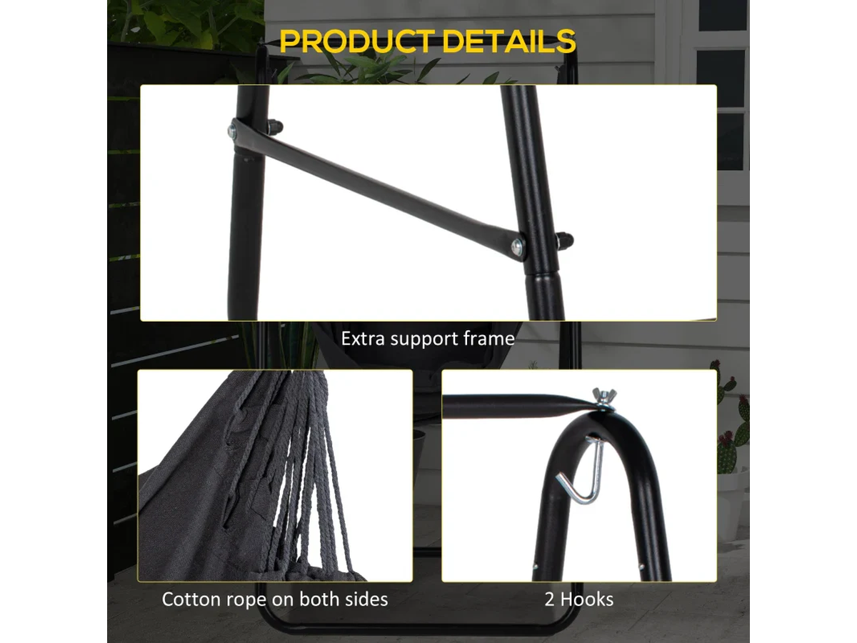 Hammock Chair Stand with Hanging Chair