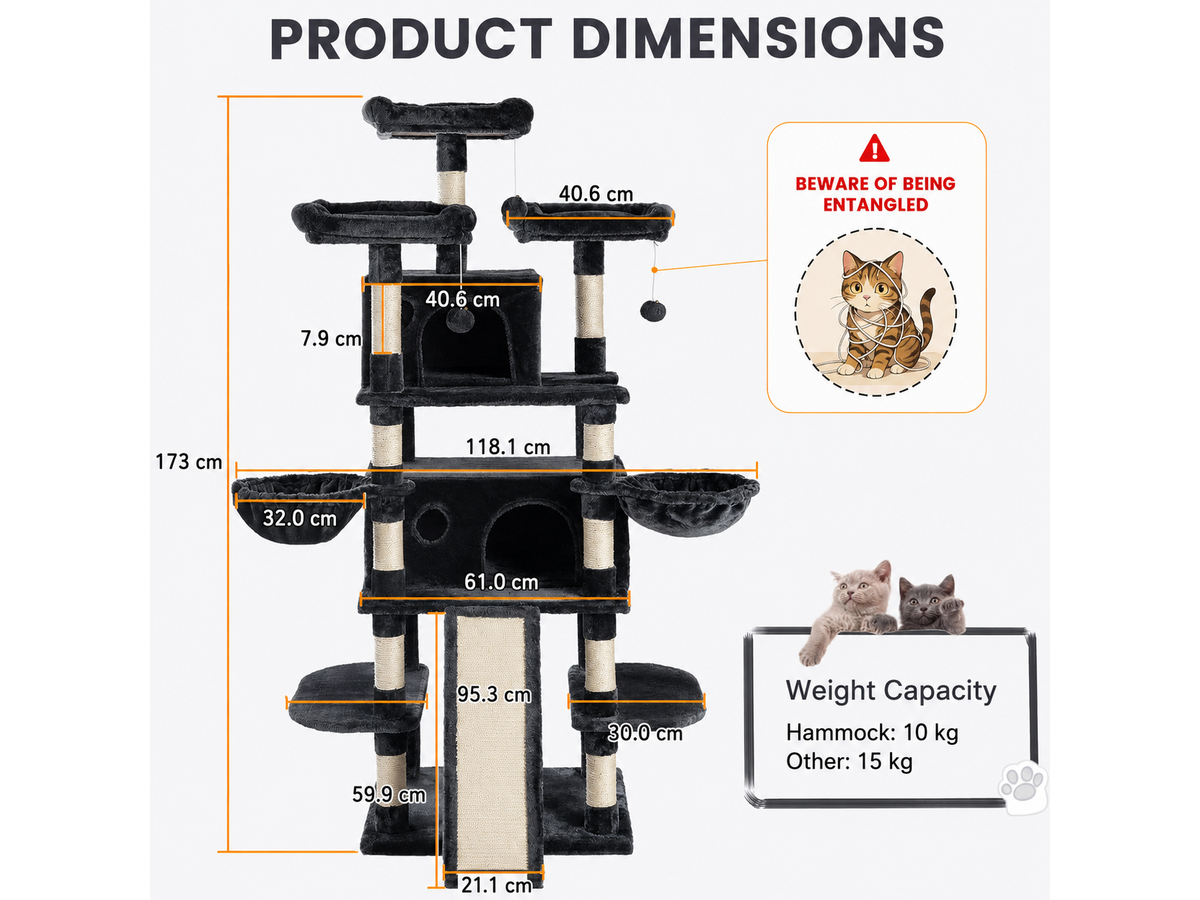 Cat Tree House Tower