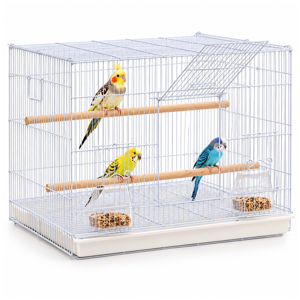 Bird Cage Parrot Aviary Perch Carrier