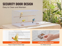 Thumbnail for Bird Cage Parrot Aviary Perch Carrier