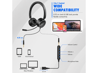 Thumbnail for Computer Headset with Microphone
