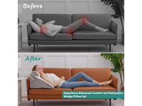 Thumbnail for Wedge Pillow Set Memory Foam Bed Cushion