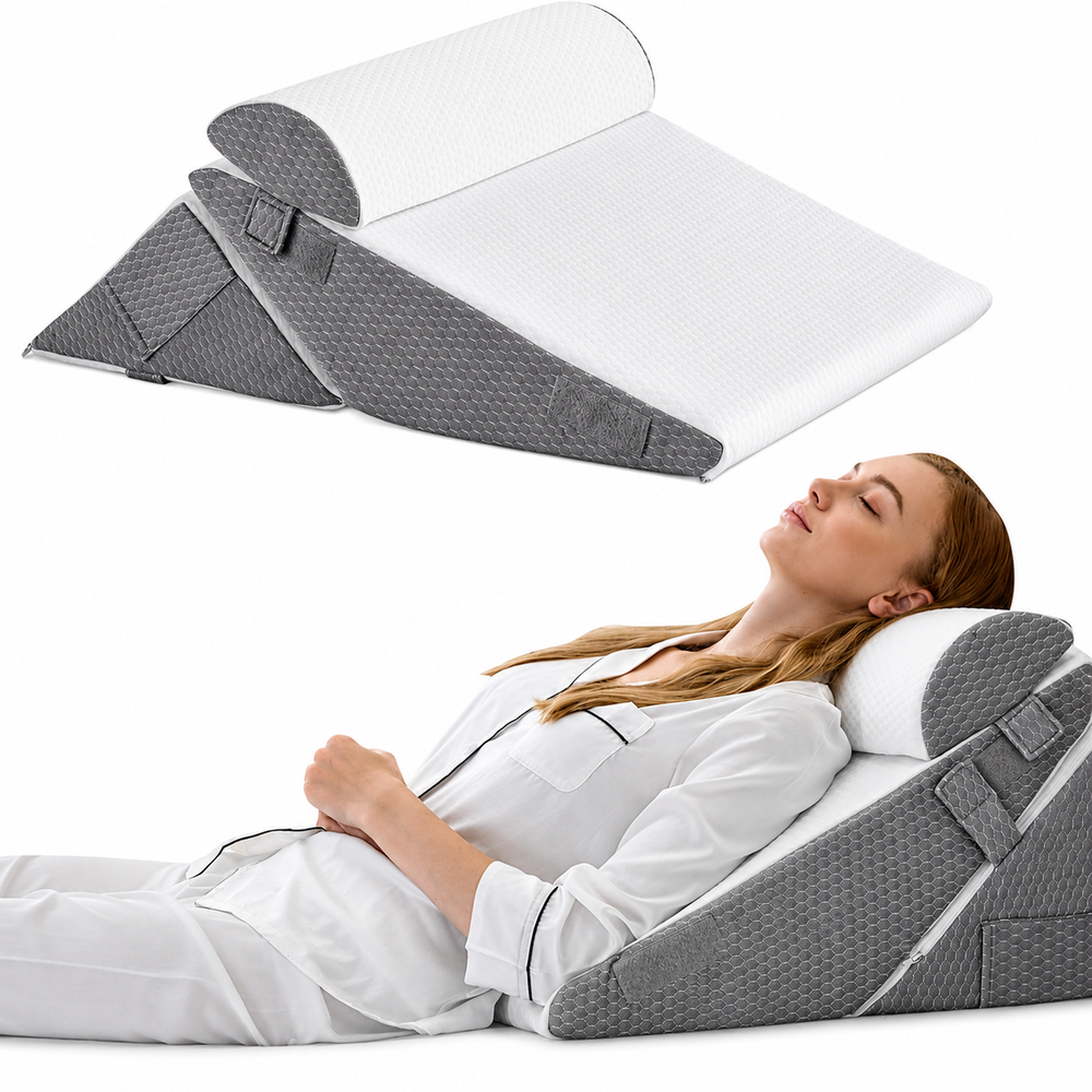 Wedge Pillow Set Memory Foam Bed Cushion