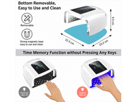 Thumbnail for UV LED Nail Dryer Rechargeable Nail Lamp