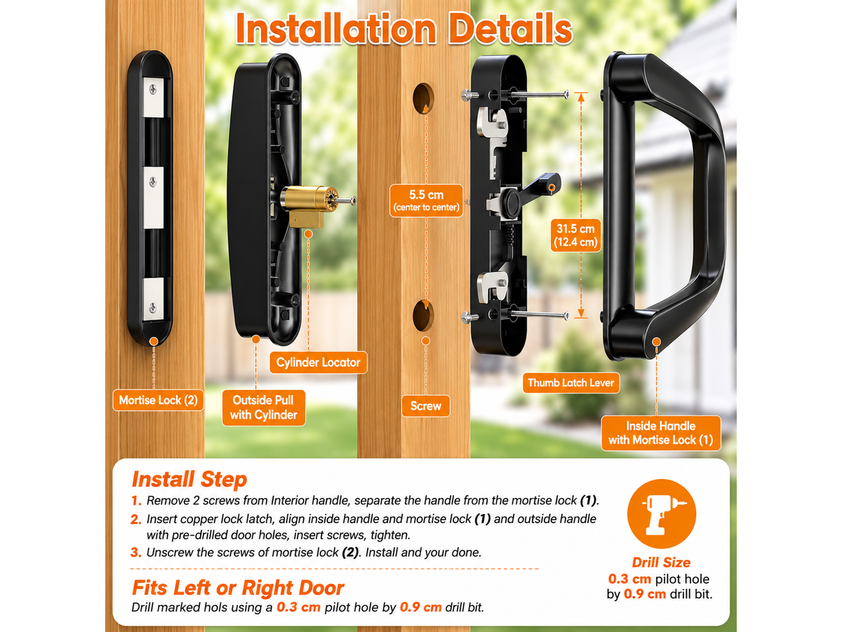 Sliding Door Handle Patio Door Handle