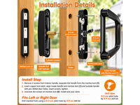 Thumbnail for Sliding Door Handle Patio Door Handle