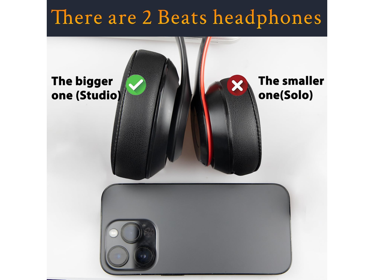 Replacement Ear Pads for Beats Studio 2 & 3 Headphones