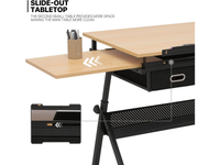 Thumbnail for Drafting table Drawing Art Table with Stool