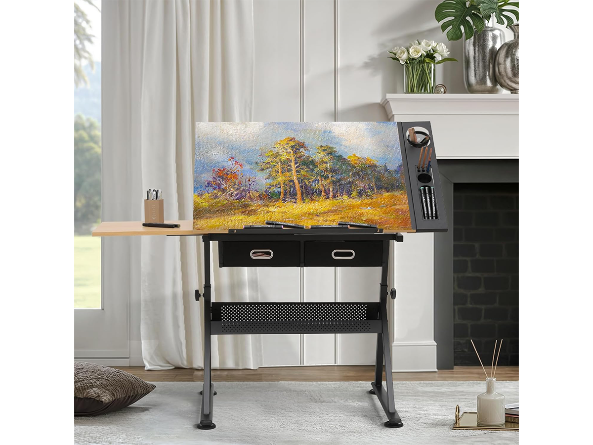 Drafting table Drawing Art Table with Stool