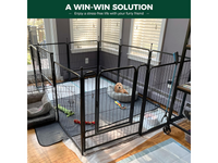 Thumbnail for Dog Playpen Pet Play pen Fence 8 Panels