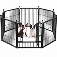 Thumbnail for Dog Playpen Pet Play pen Fence 8 Panels