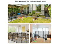Thumbnail for Dog Playpen Pet Play Pen 12 Panel 80*80cm