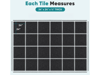 Thumbnail for Gym Flooring Rubber Mats 6PCS