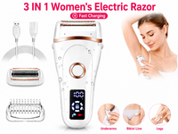 Thumbnail for Rechargeable Electric Hair Remover Epilator Hair Shaver