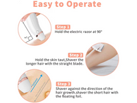 Thumbnail for Rechargeable Electric Hair Remover Epilator Hair Shaver