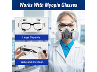 Thumbnail for Respirator Mask With Safety Glasses