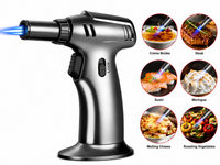 Thumbnail for Butane Gas Blow Torch Adjustable Refillable Kitchen Torch