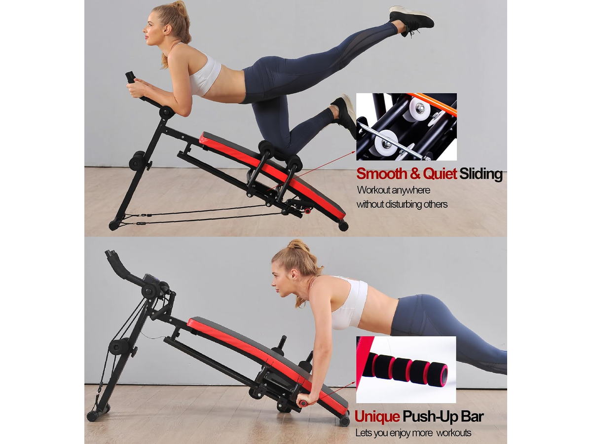 Workout Bench with LCD Monitor
