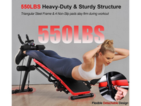 Thumbnail for Workout Bench with LCD Monitor