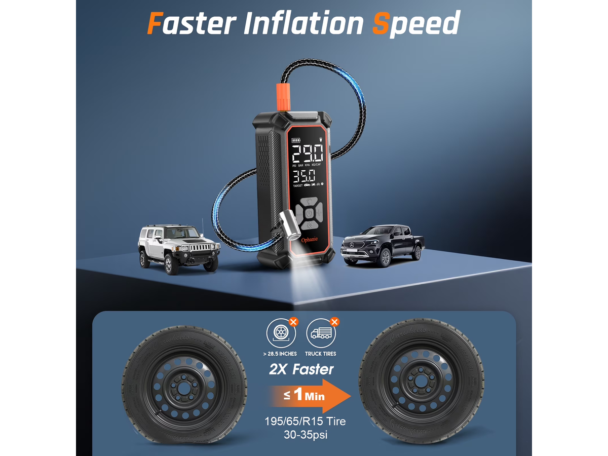 Cordless Tyre Inflator 160 PSI