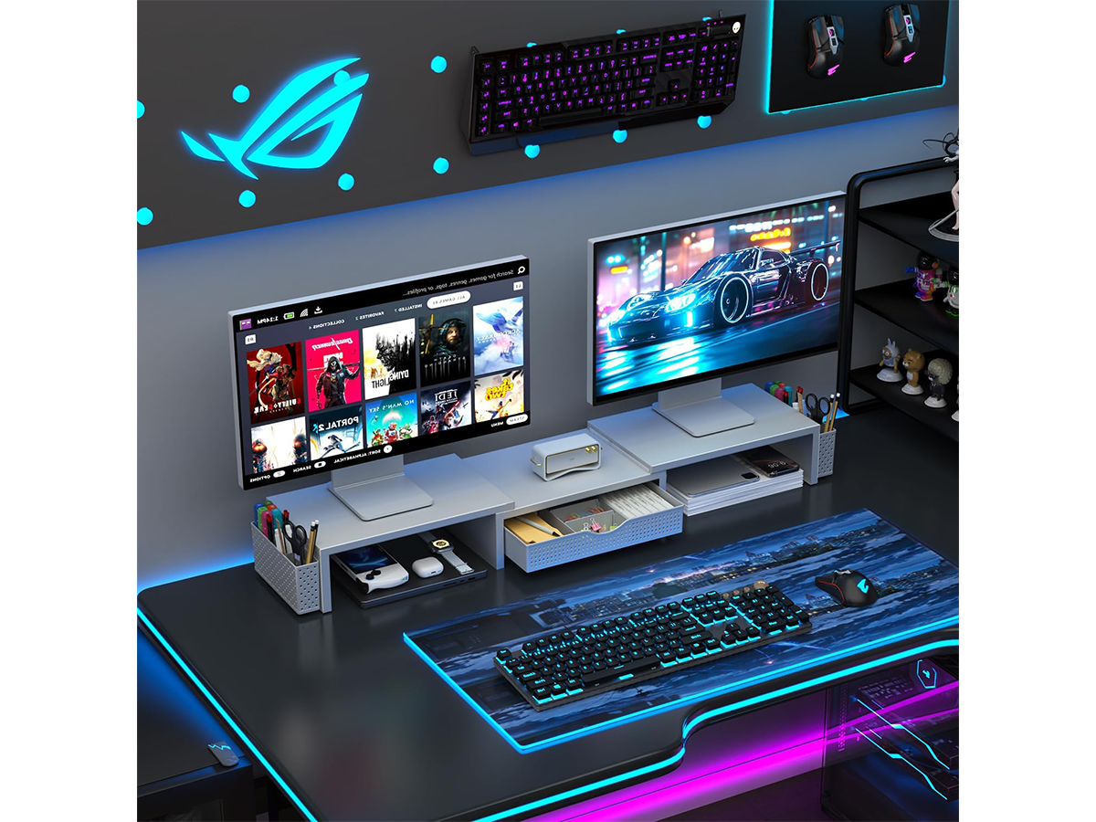 Dual Monitor Stand Riser