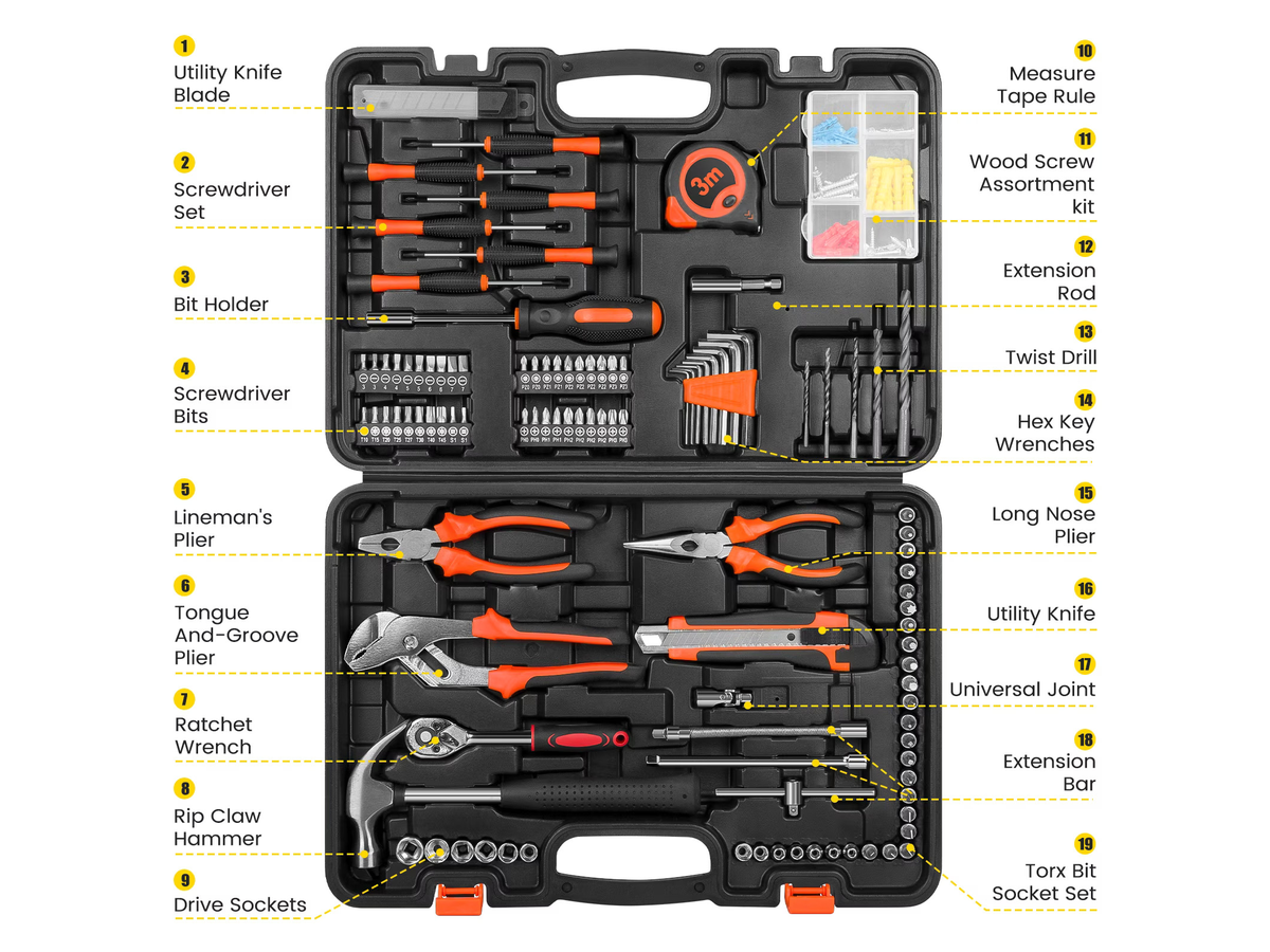 171 PCS Socket Wrench Auto Repair Tool