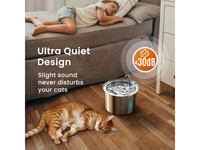 Thumbnail for Cat Water Fountain Stainless Steel 2L