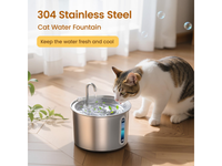 Thumbnail for Cat Water Fountain Stainless Steel 2L
