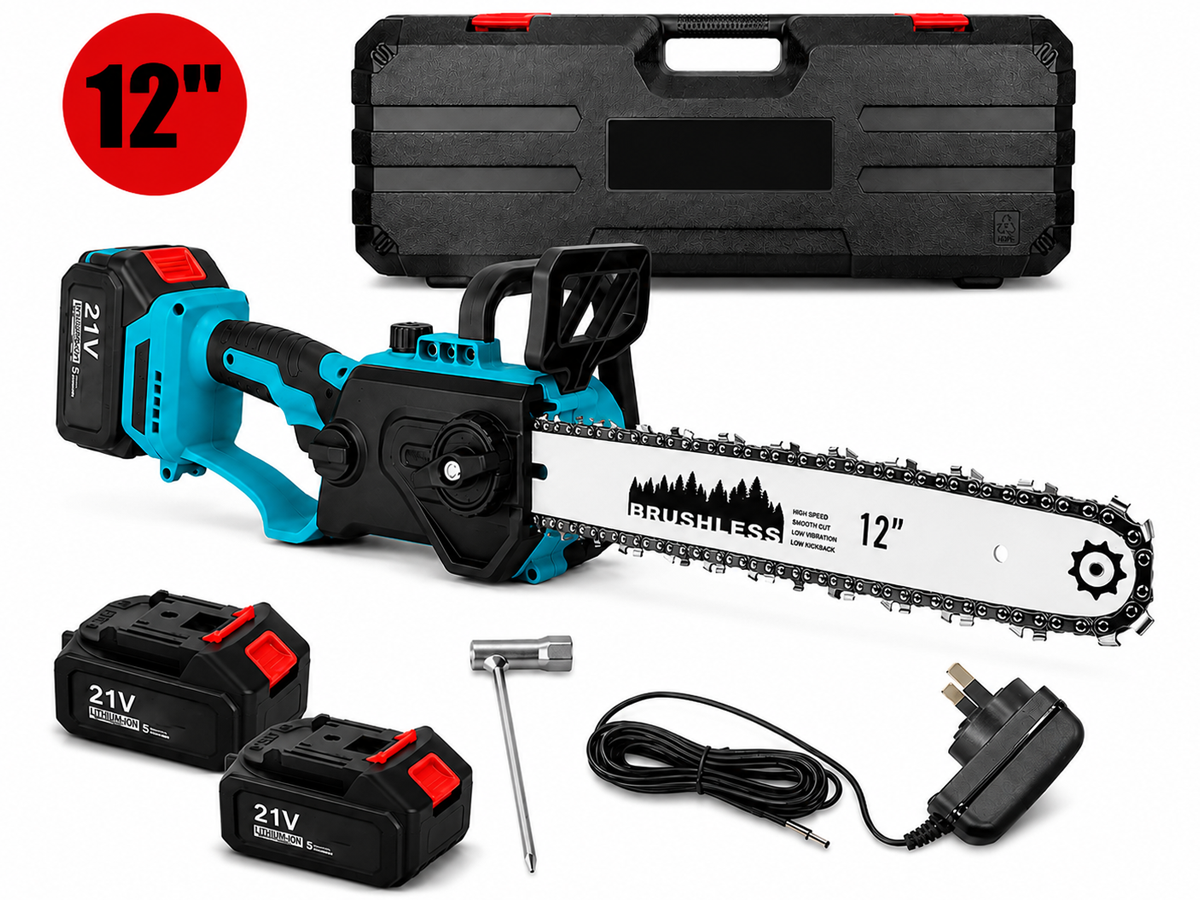 12 Inch Cordless Chain saw 21V Electric Pruning Saw