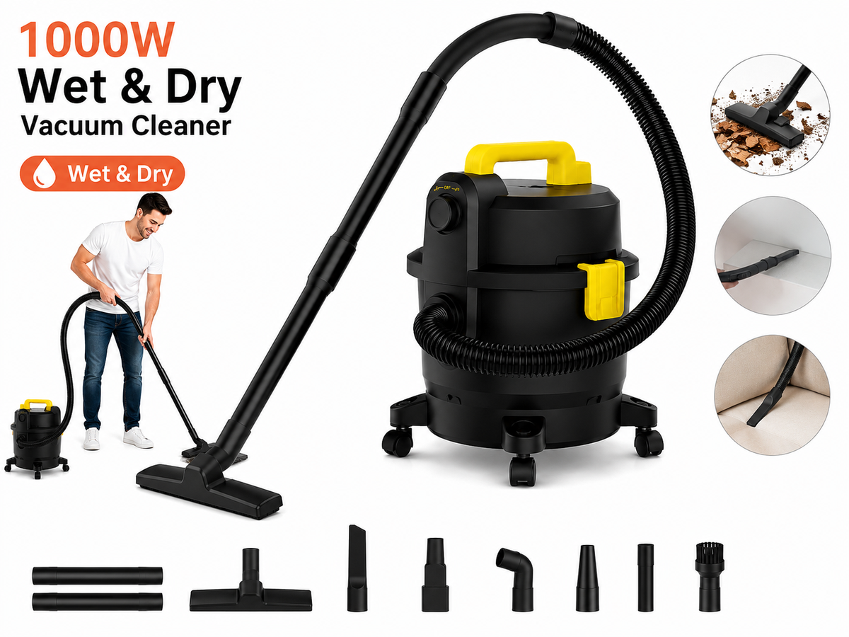 Wet and Dry Vacuum Cleaner 1000W