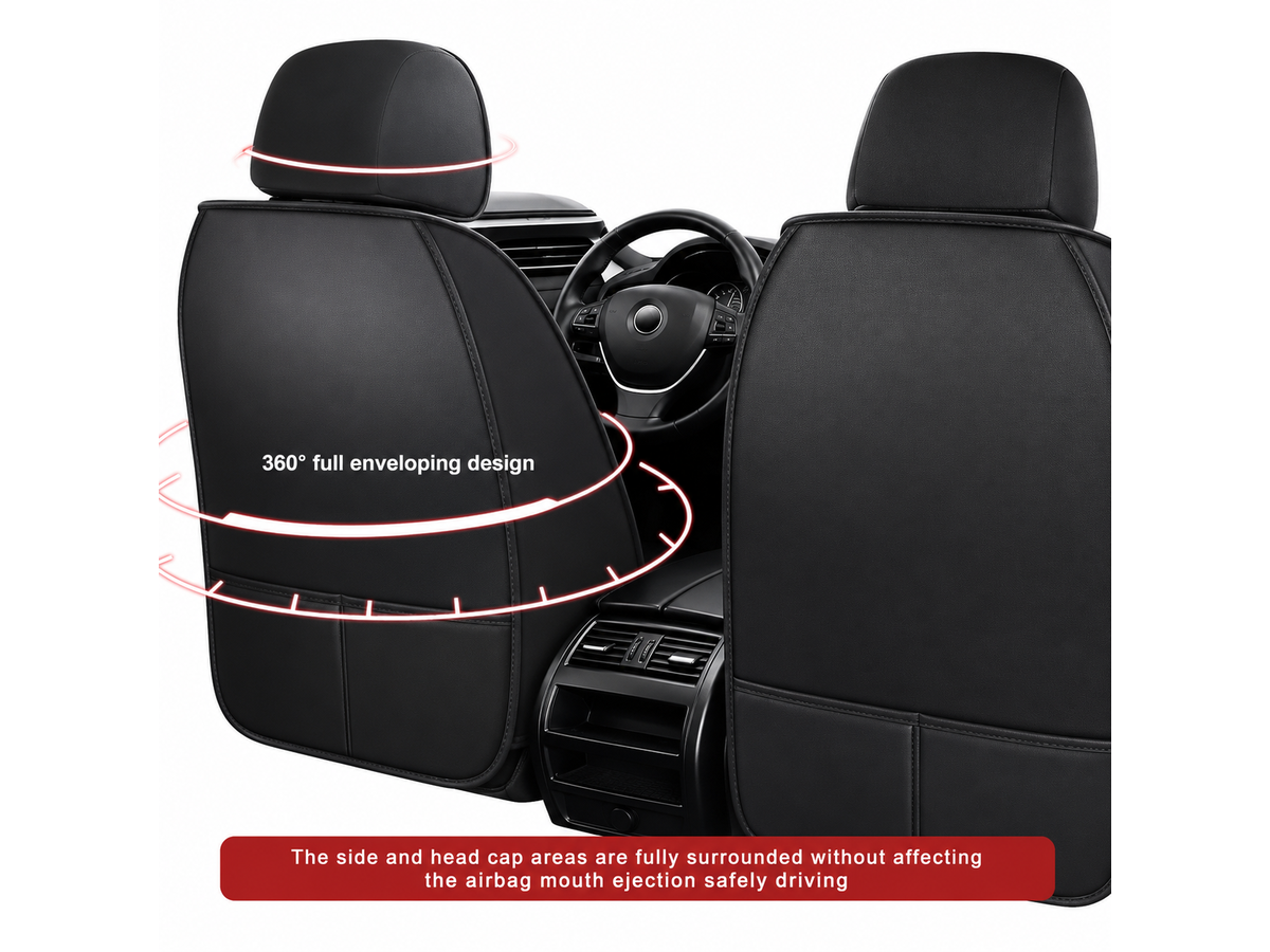 PU Leather Car Seat Cover Set